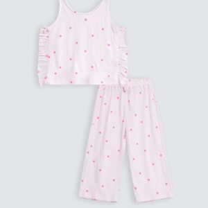 Cropped Textured Co-Ord Set