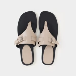 Buckled Leather Flats