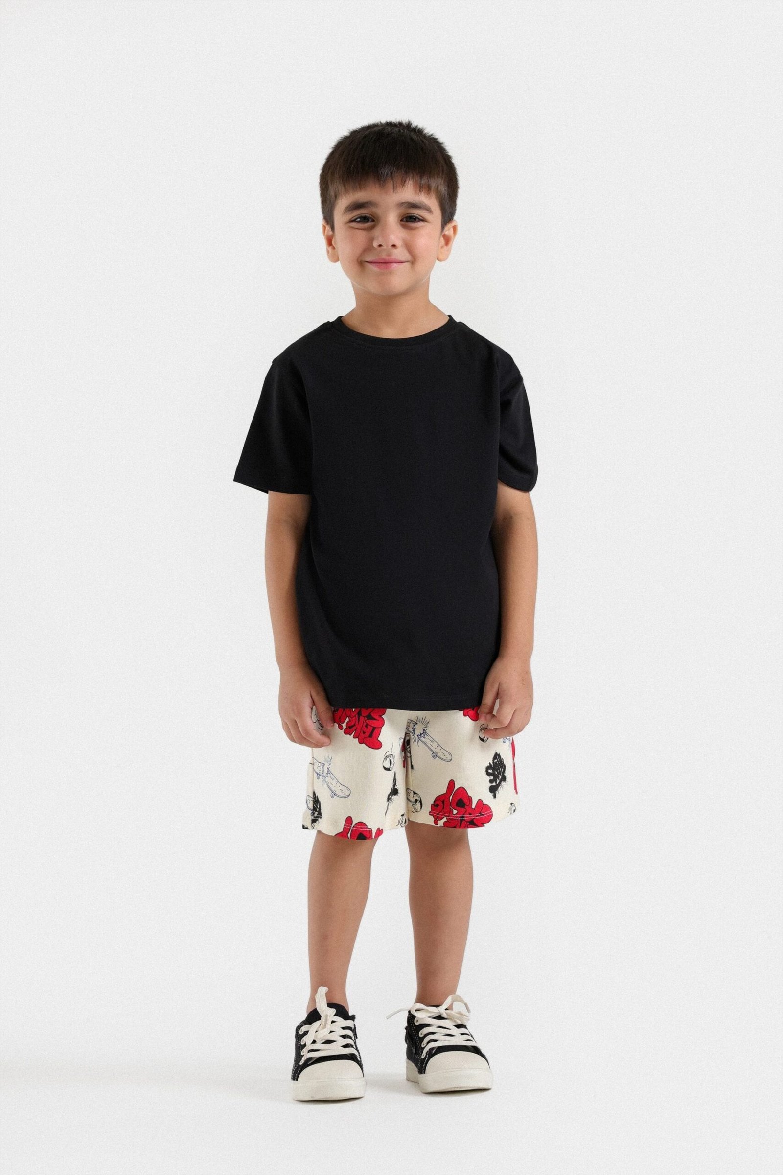 Skate Print Knit Shorts - Image 7