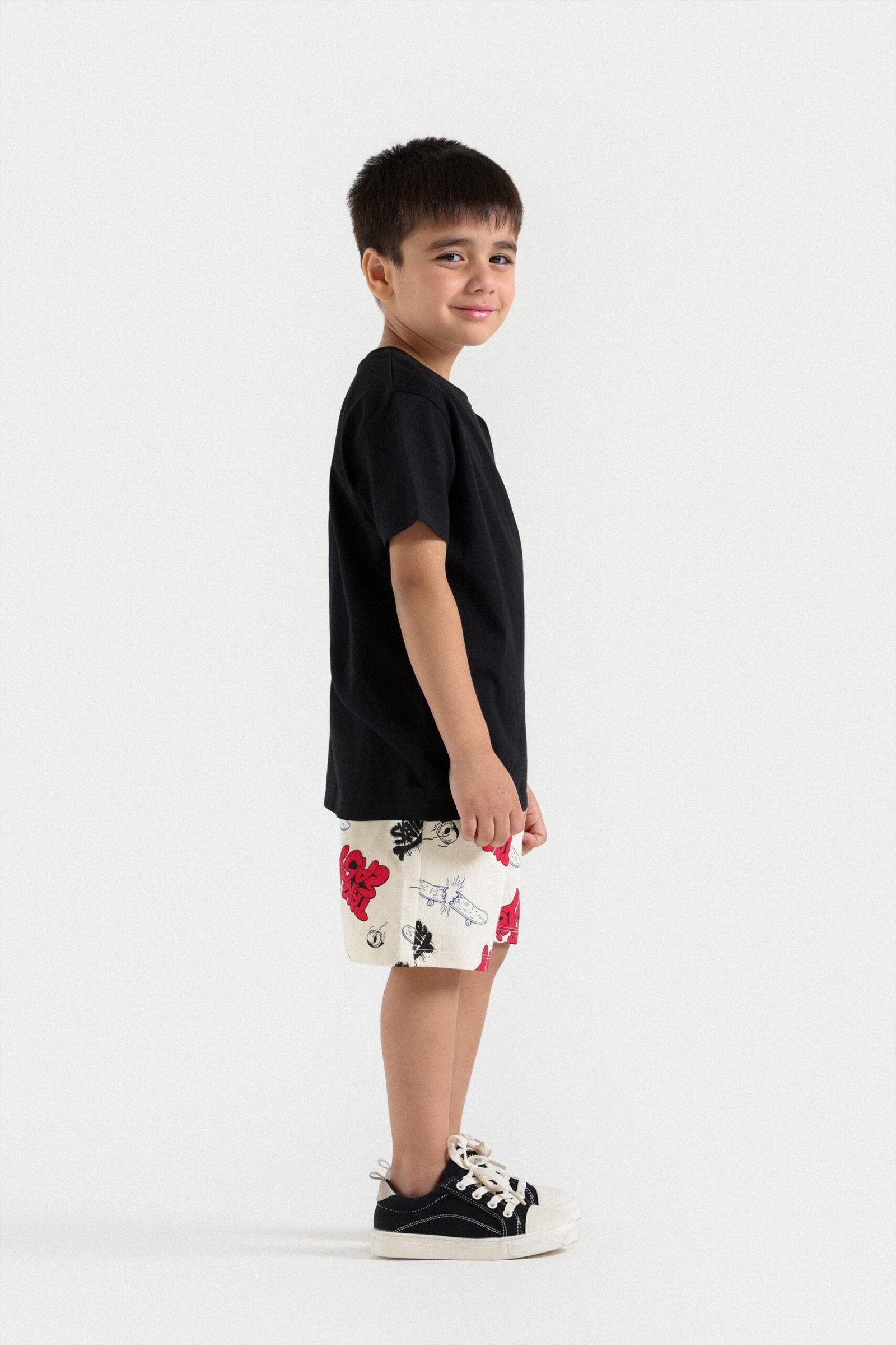 Skate Print Knit Shorts - Image 8