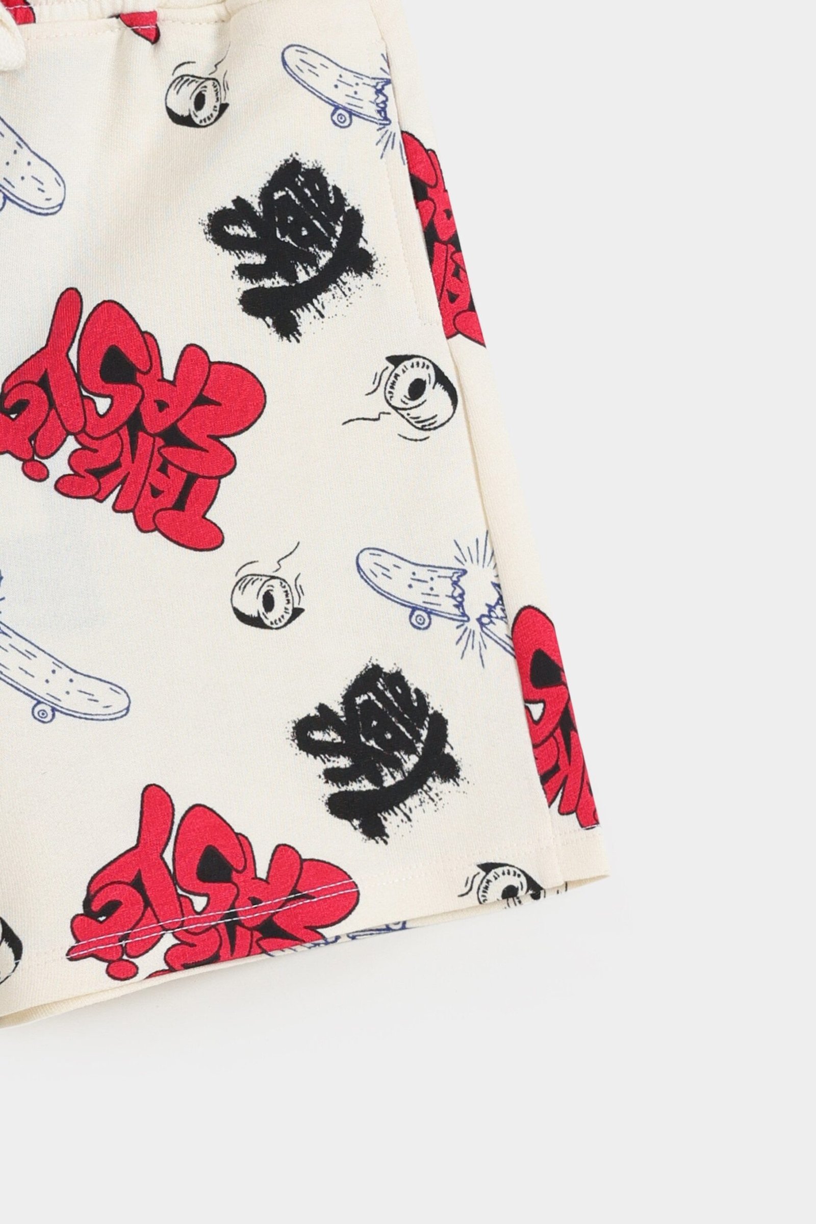 Skate Print Knit Shorts - Image 5