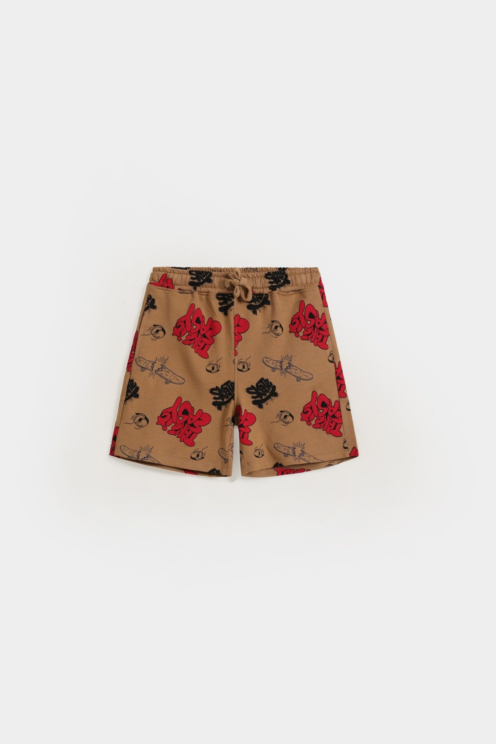 Skate Print Knit Shorts
