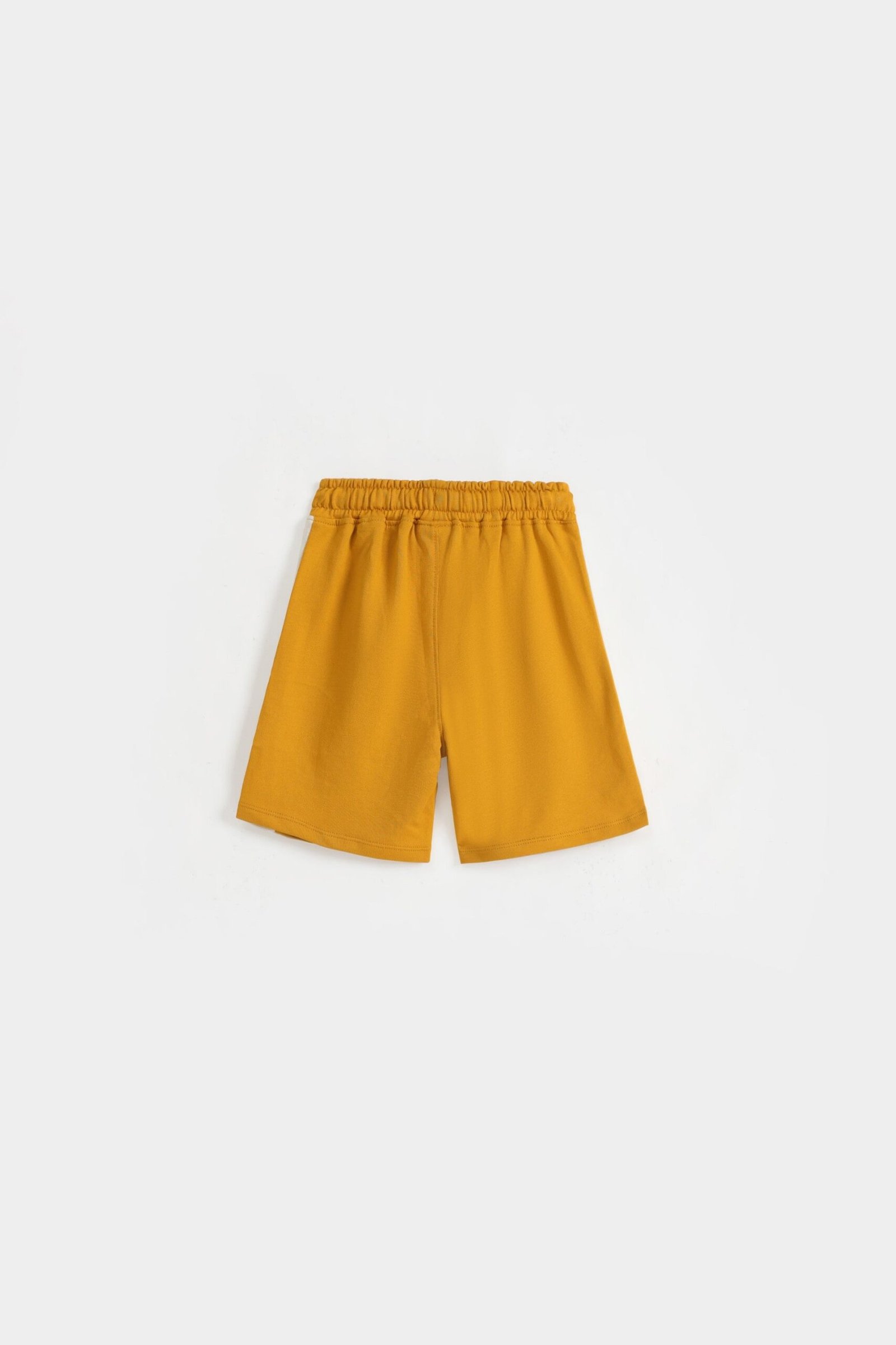 Knitted Shorts With Side Contrast Panel - Image 3
