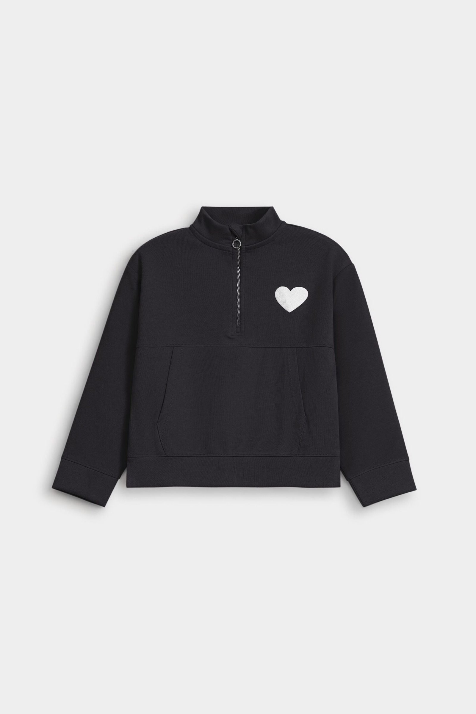 Graphic Quarter Zip-Up Sweatshirt - Image 7