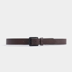 Textured Leather Belt