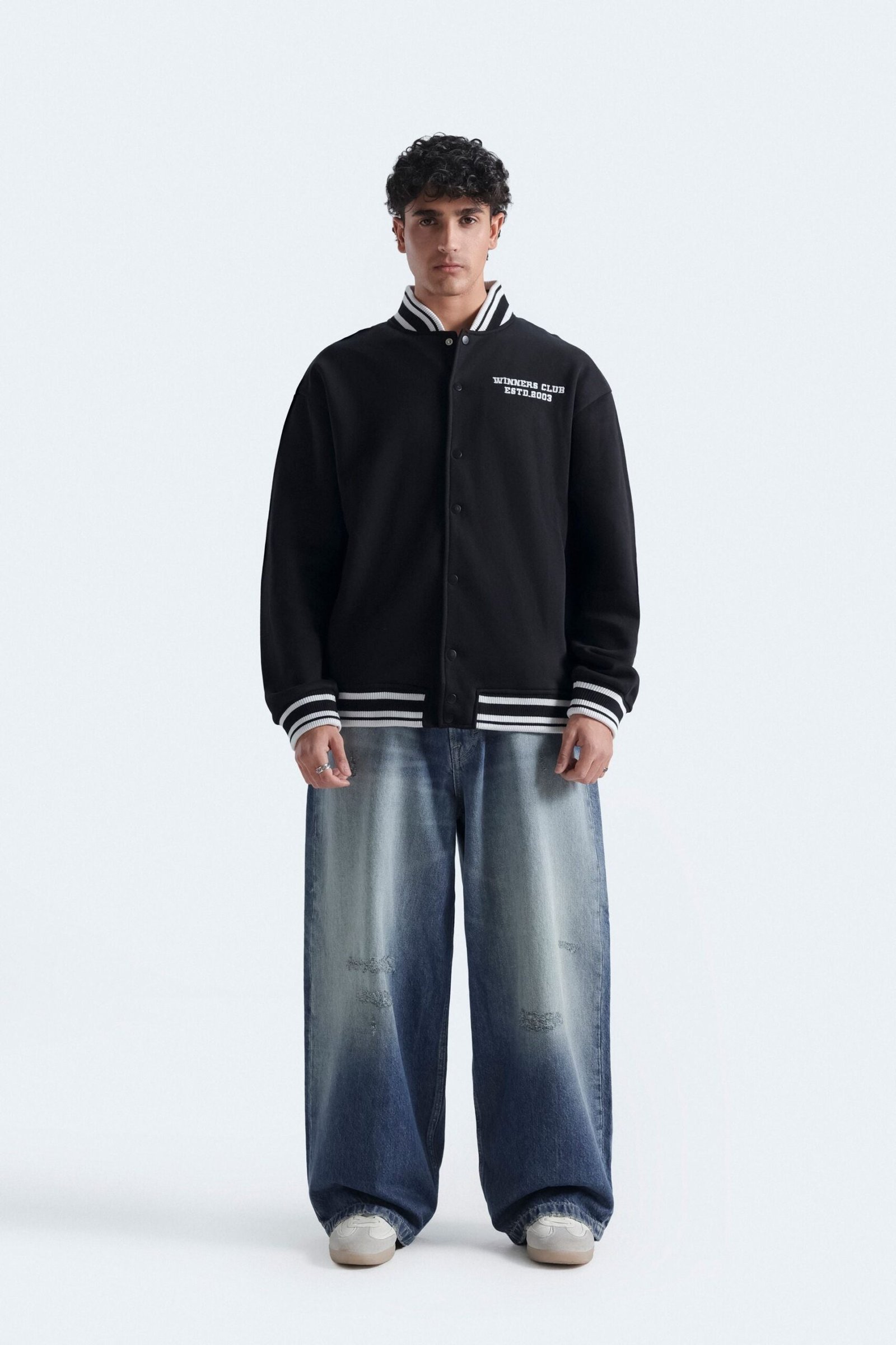 Embroidered Varsity Jacket