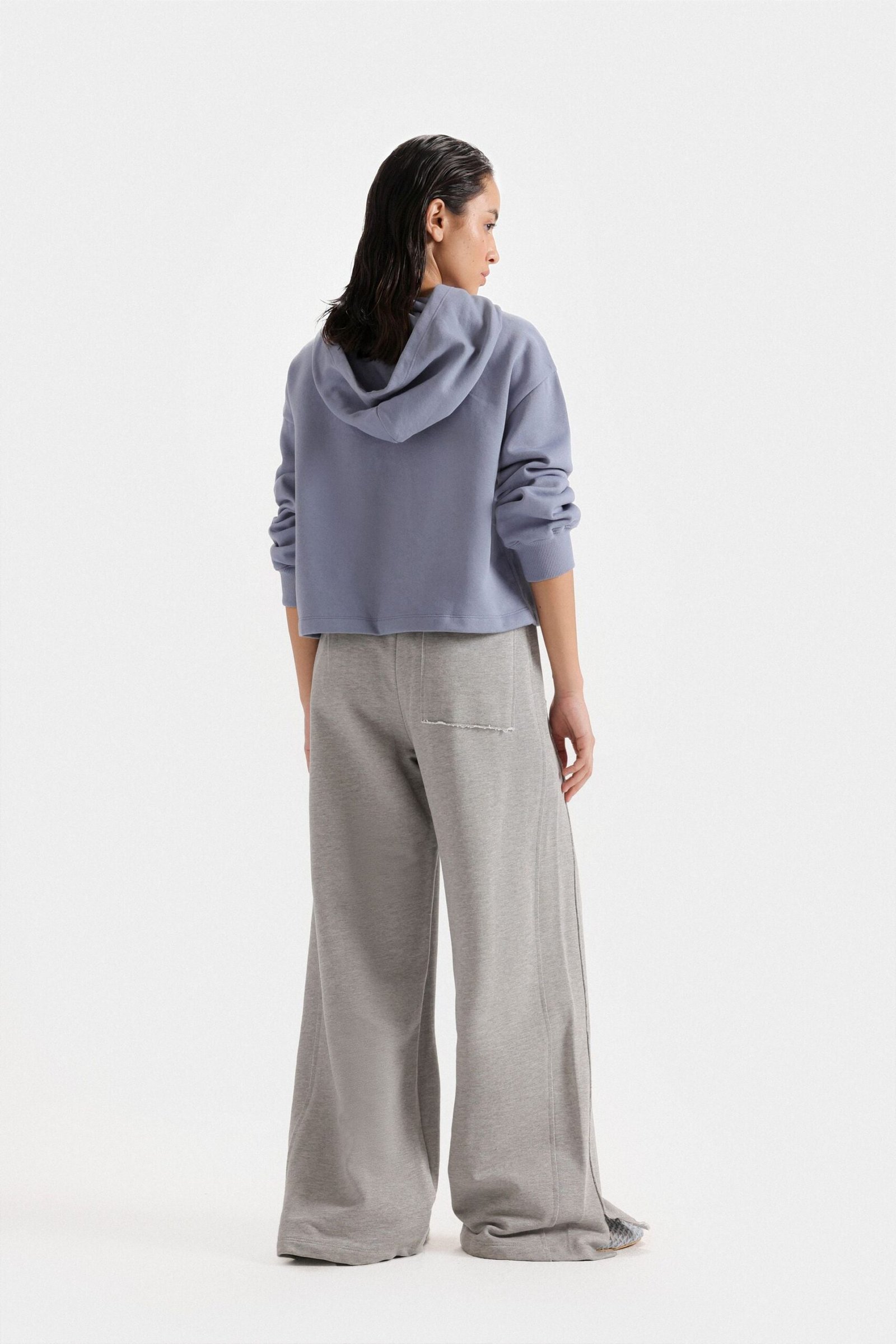 Basic Sweatshirt With Hood - Image 4