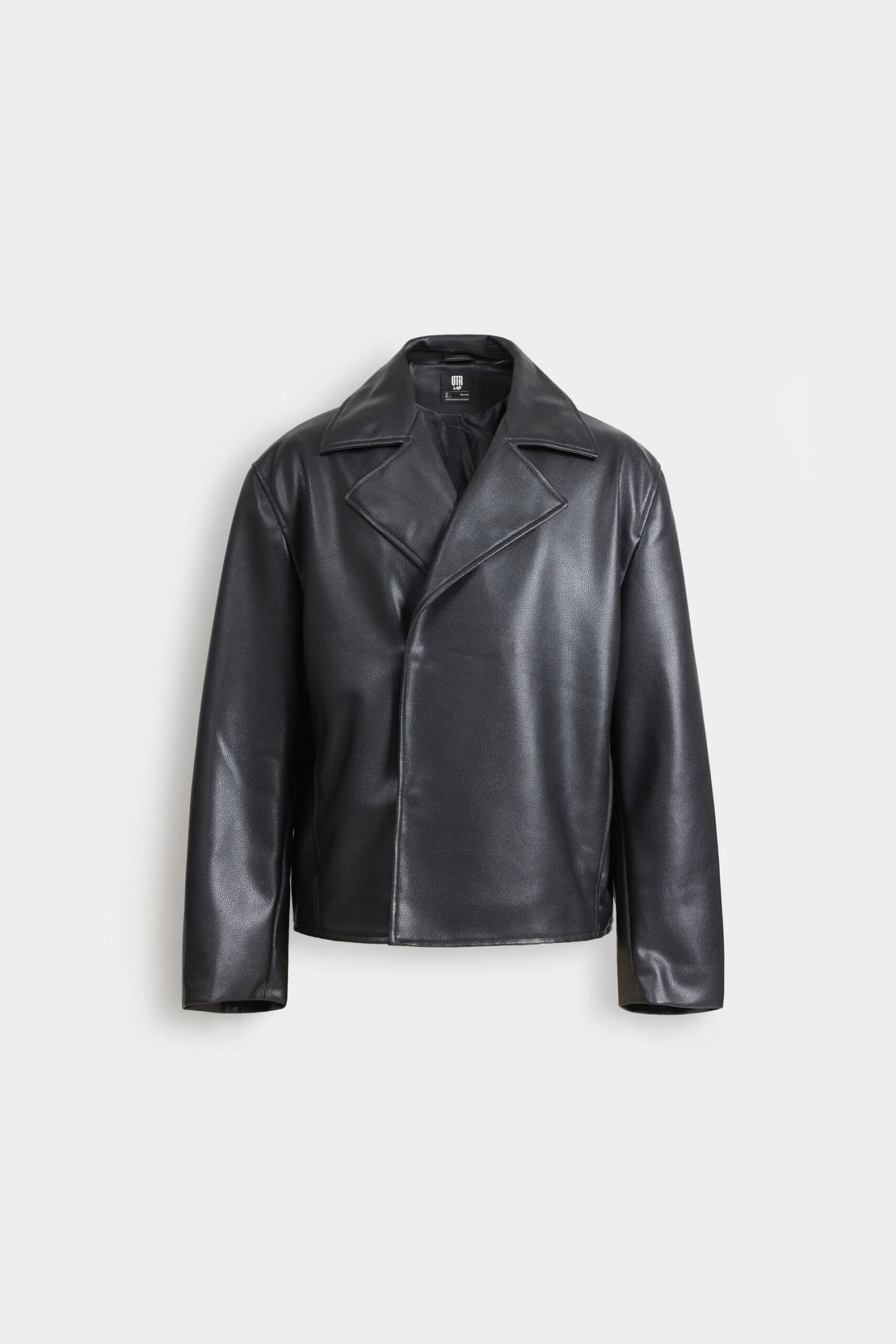 Faux Leather Biker Jacket - Image 5