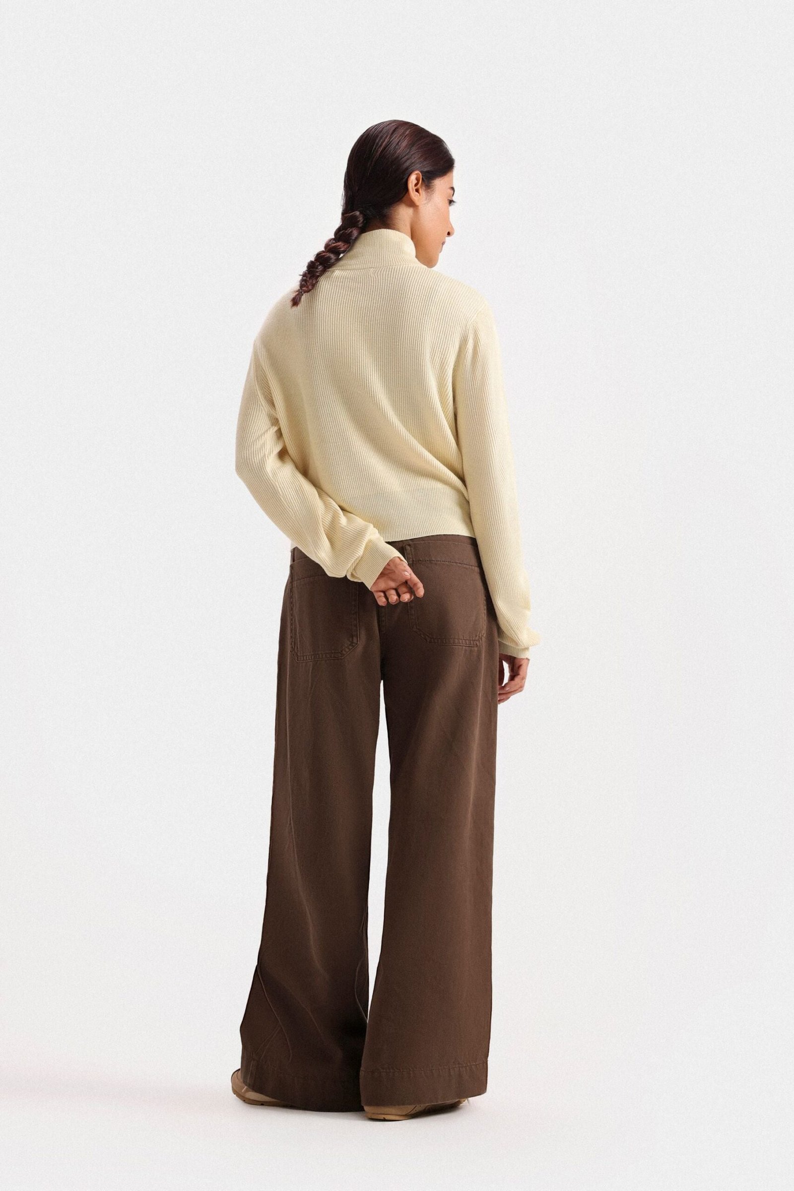 Quarter Zip-Up Sweater - Image 4