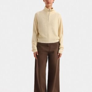 Quarter Zip-Up Sweater