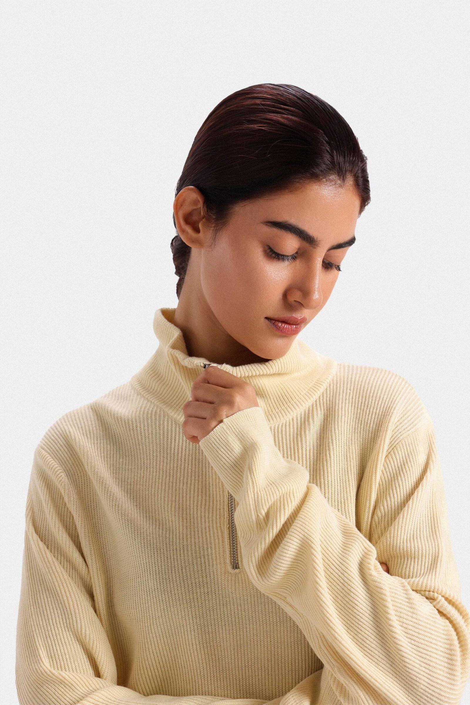 Quarter Zip-Up Sweater - Image 2