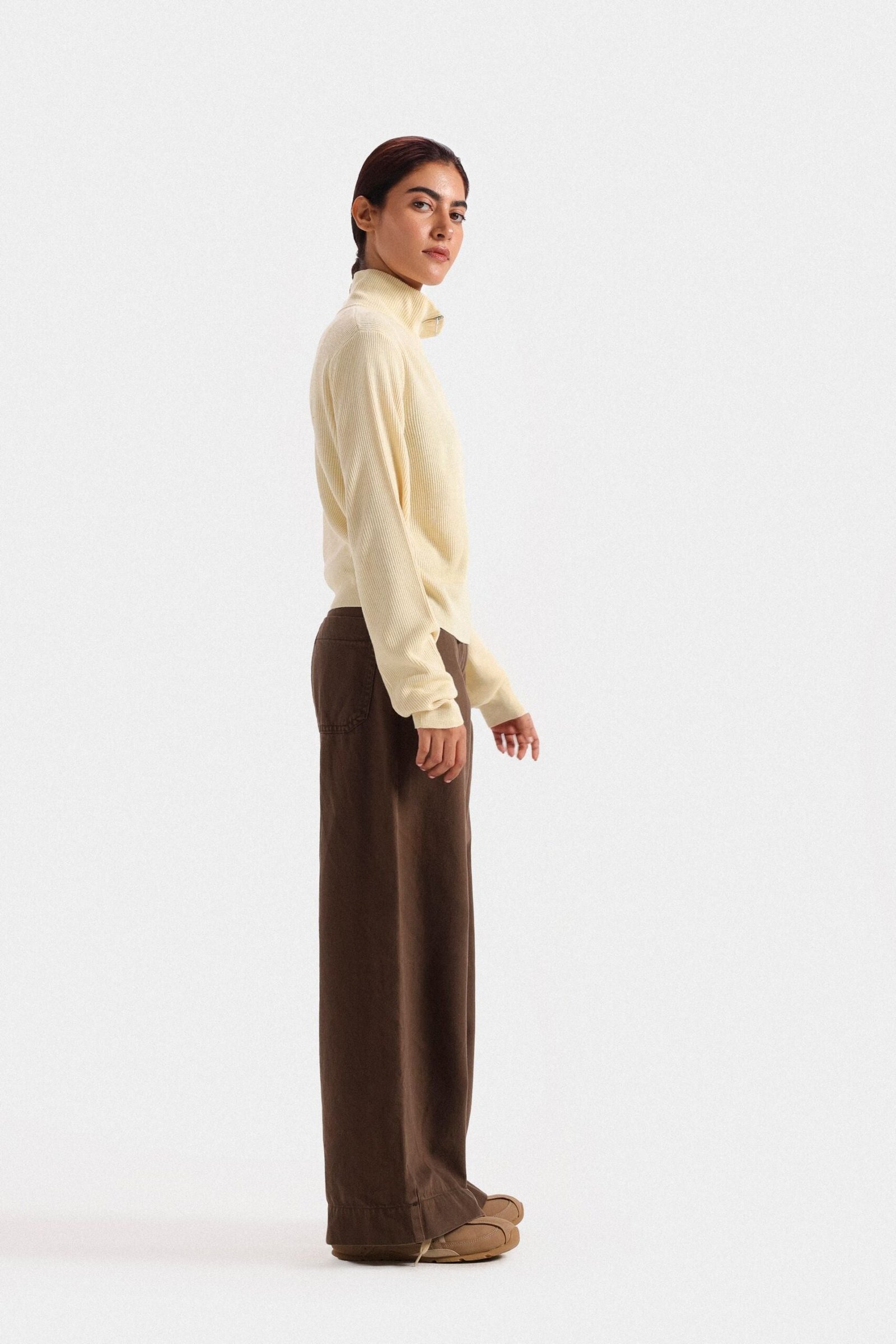 Quarter Zip-Up Sweater - Image 3