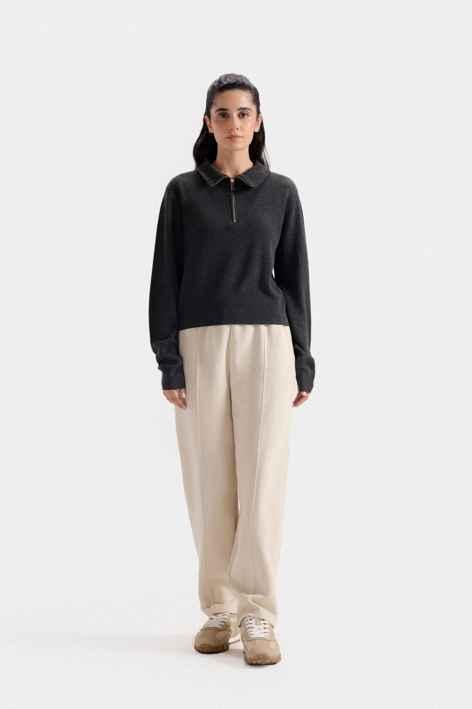 Quarter Zip-Up Sweater - Image 8