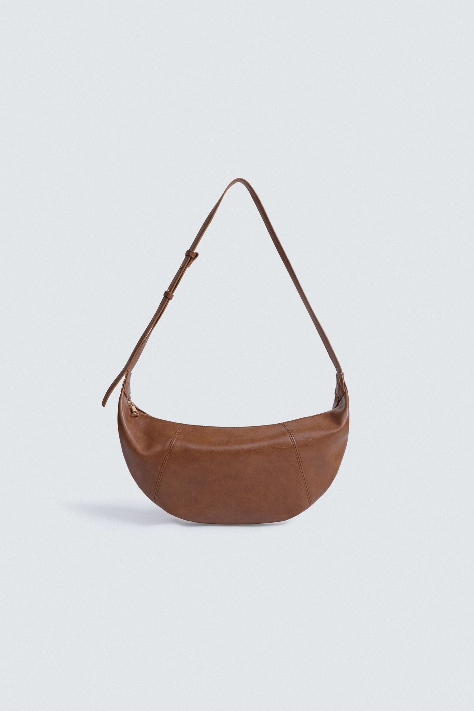 Faux Leather Shoulder Bag
