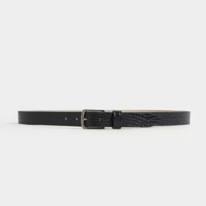 Textured Leather Belt