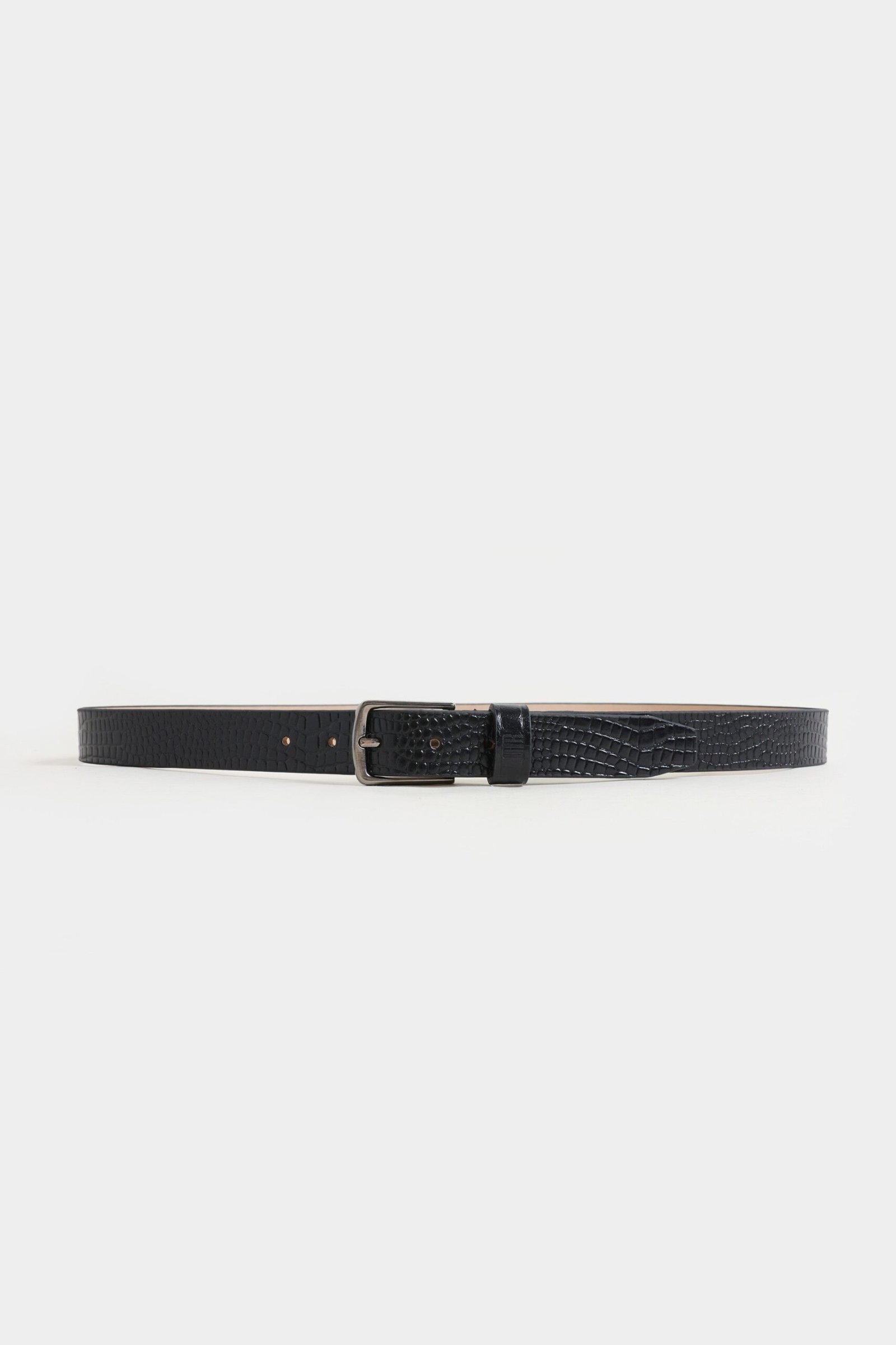 Textured Leather Belt
