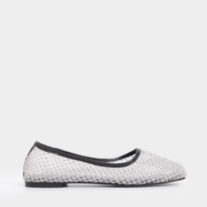 Embellished Mesh Mary Janes