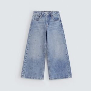 Embellished Wide Leg Jeans