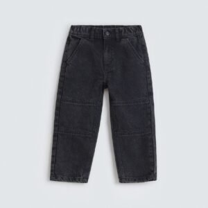 Cut & Sew Baggy Fit Jeans