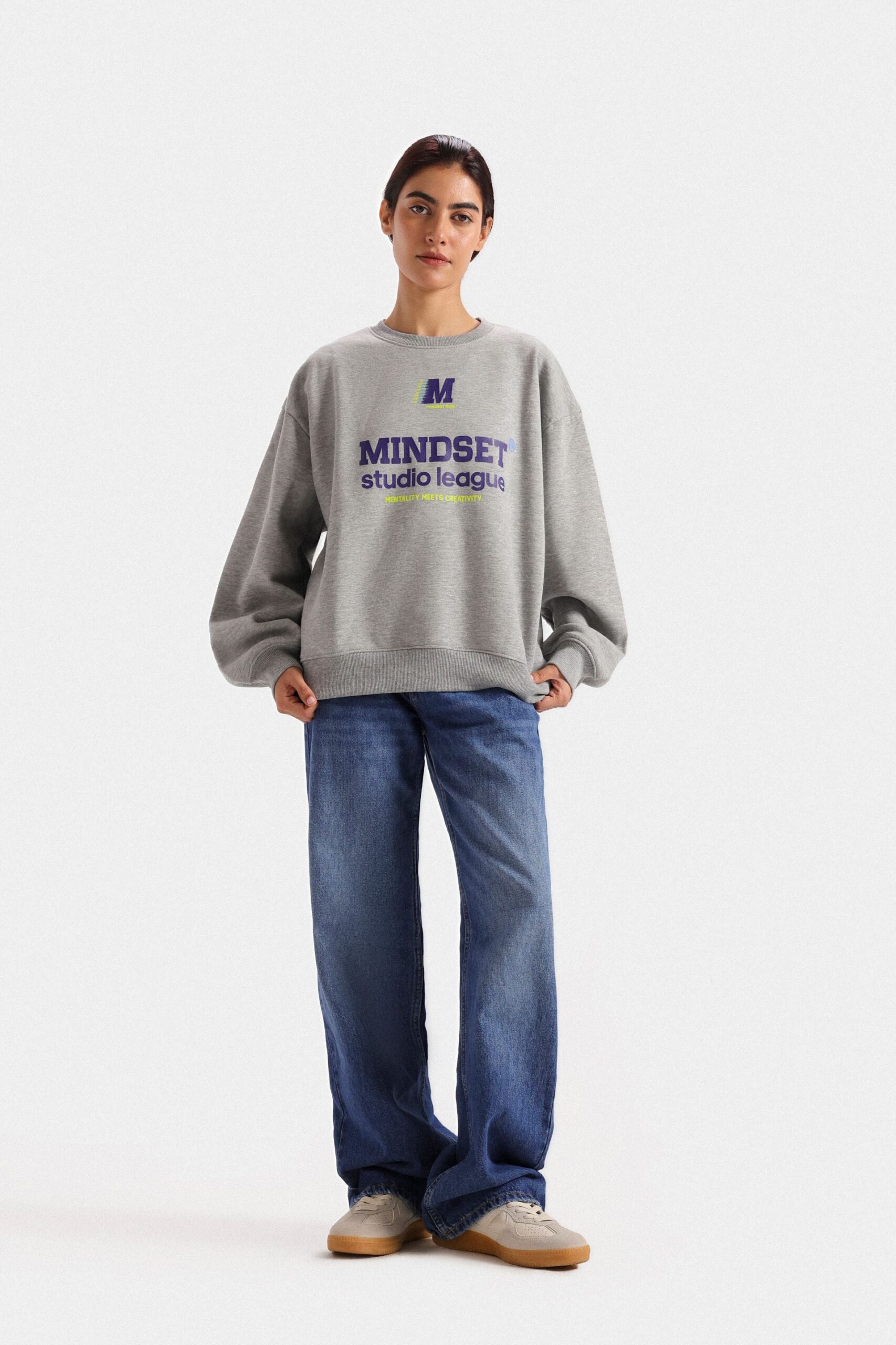 Slogan Print Sweatshirt