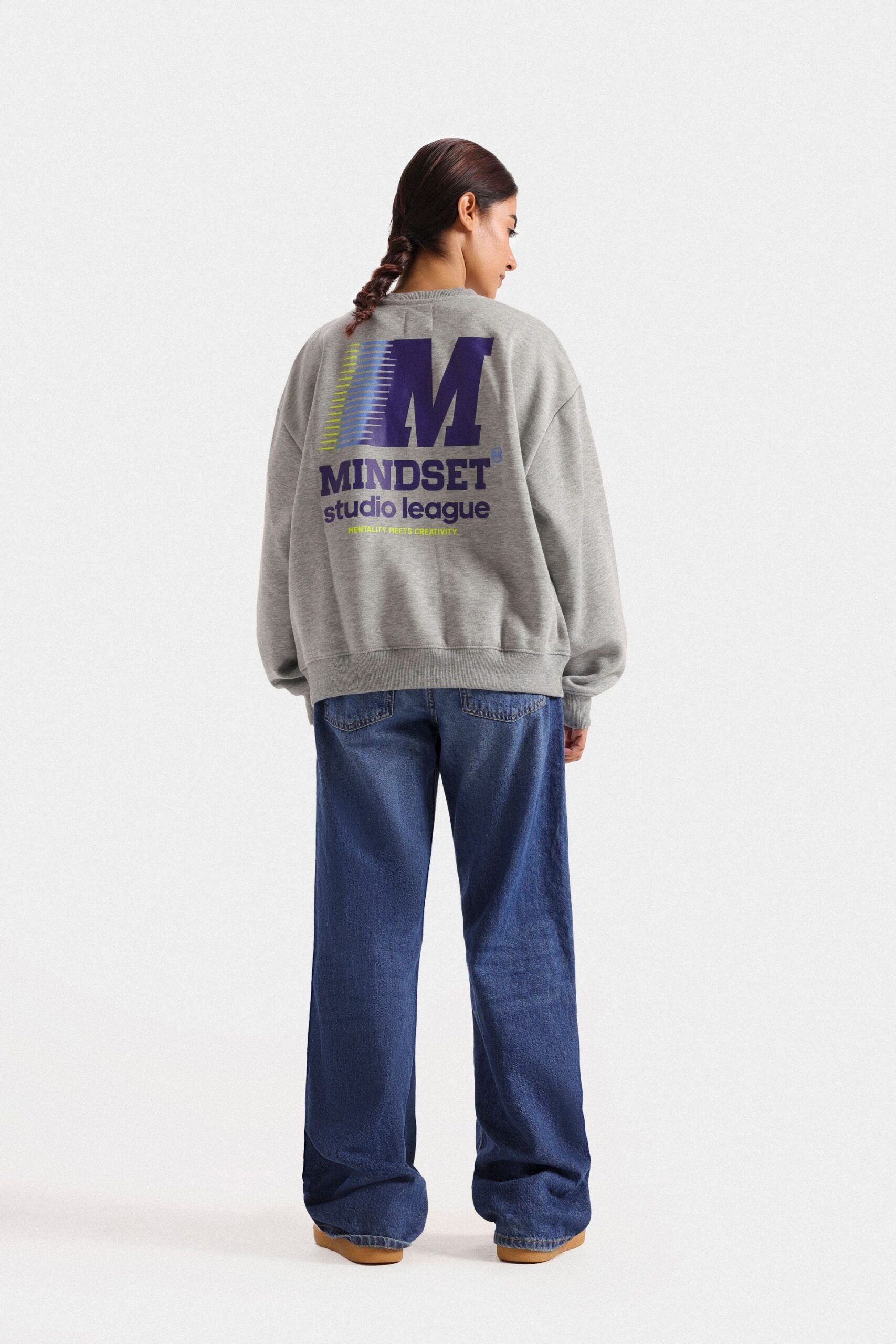 Slogan Print Sweatshirt - Image 4