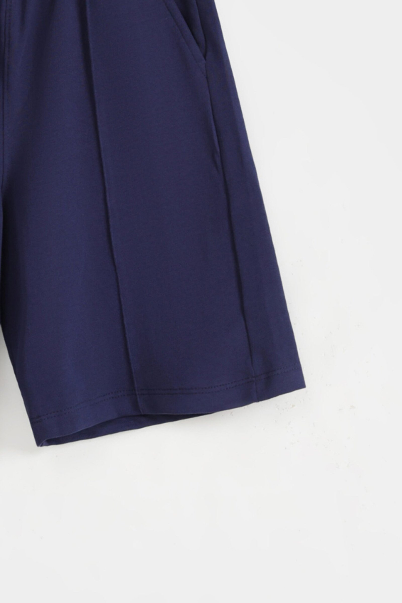 Basic Shorts With Front Pleat Detail - Image 2