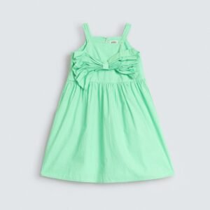 Bow Detailed Knee Length Dress