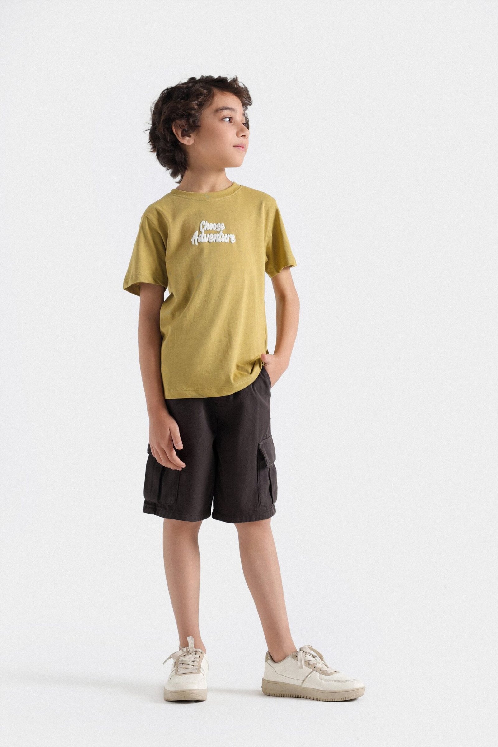 Non Denim Cargo Shorts - Image 9