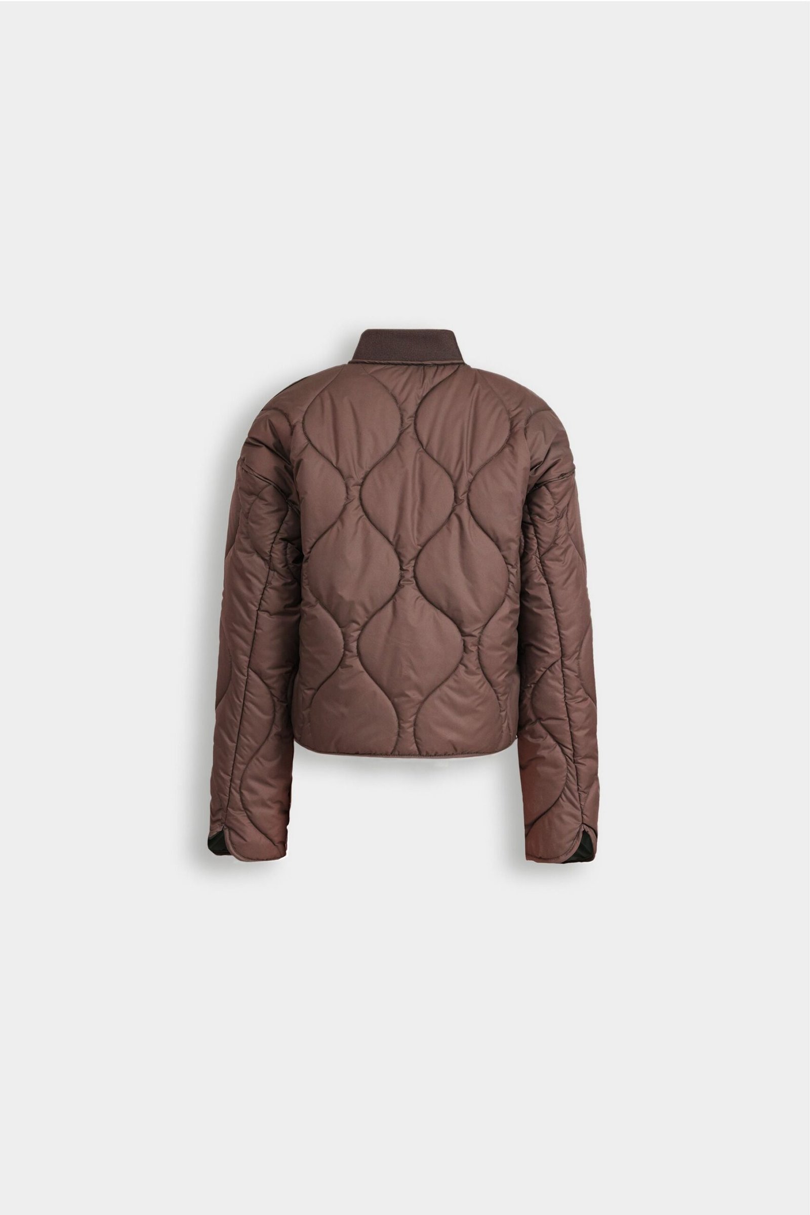 Cropped Quilted Puffer Jacket - Image 15