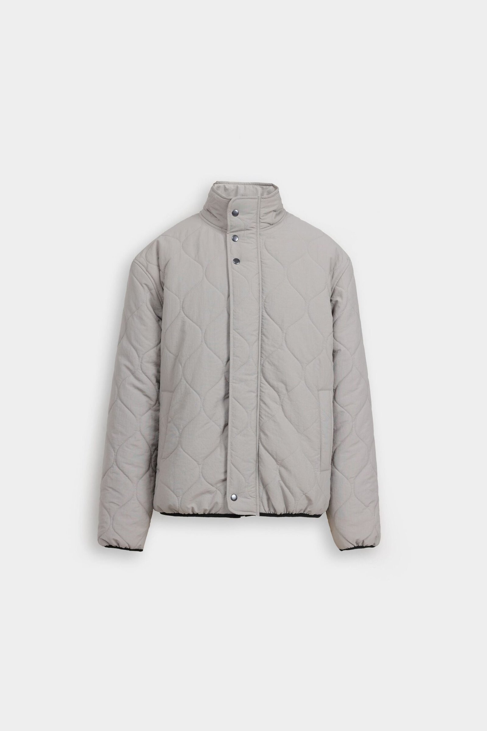 Mock-Neck Quilted Puffer Jacket - Image 5
