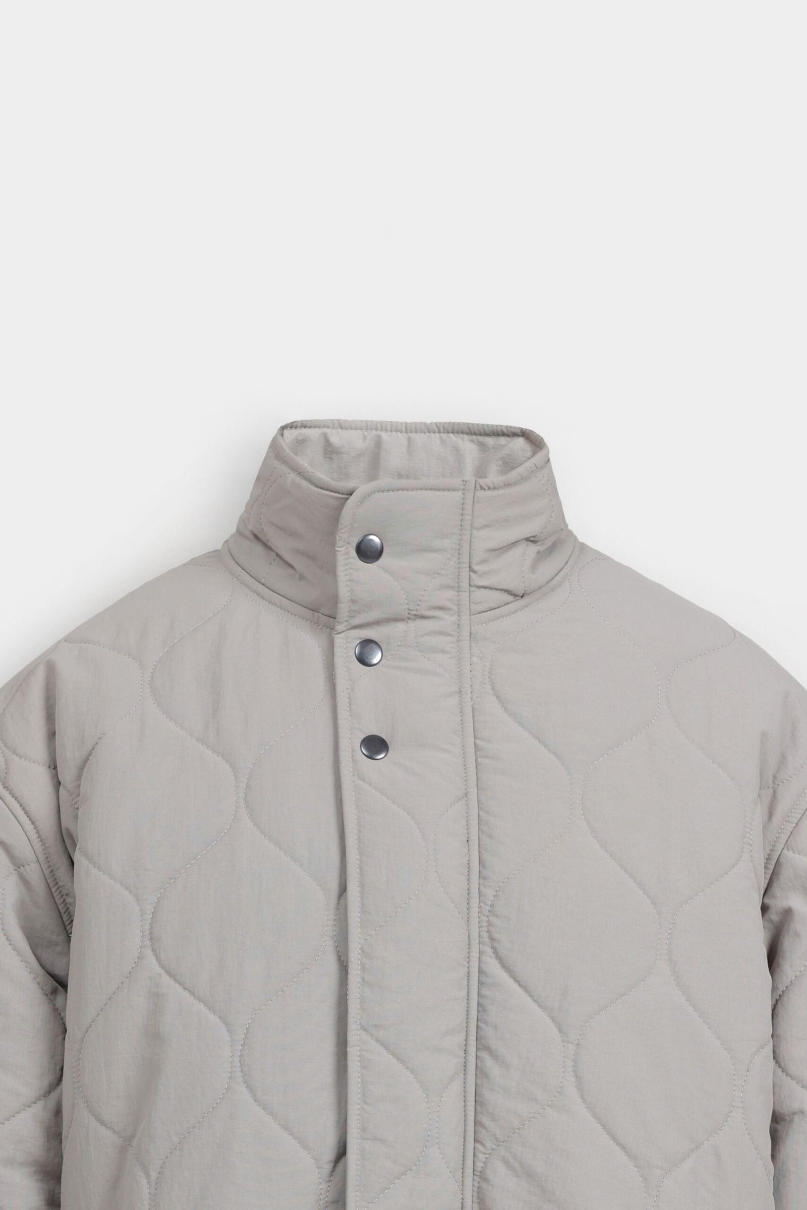 Mock-Neck Quilted Puffer Jacket - Image 6