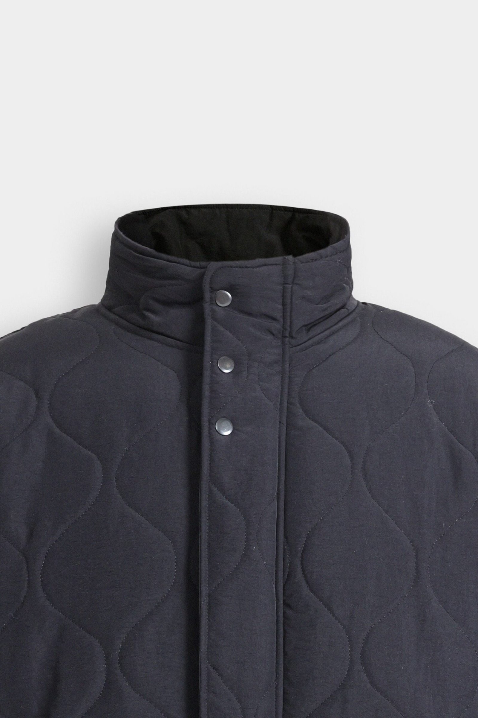 Mock-Neck Quilted Puffer Jacket - Image 13