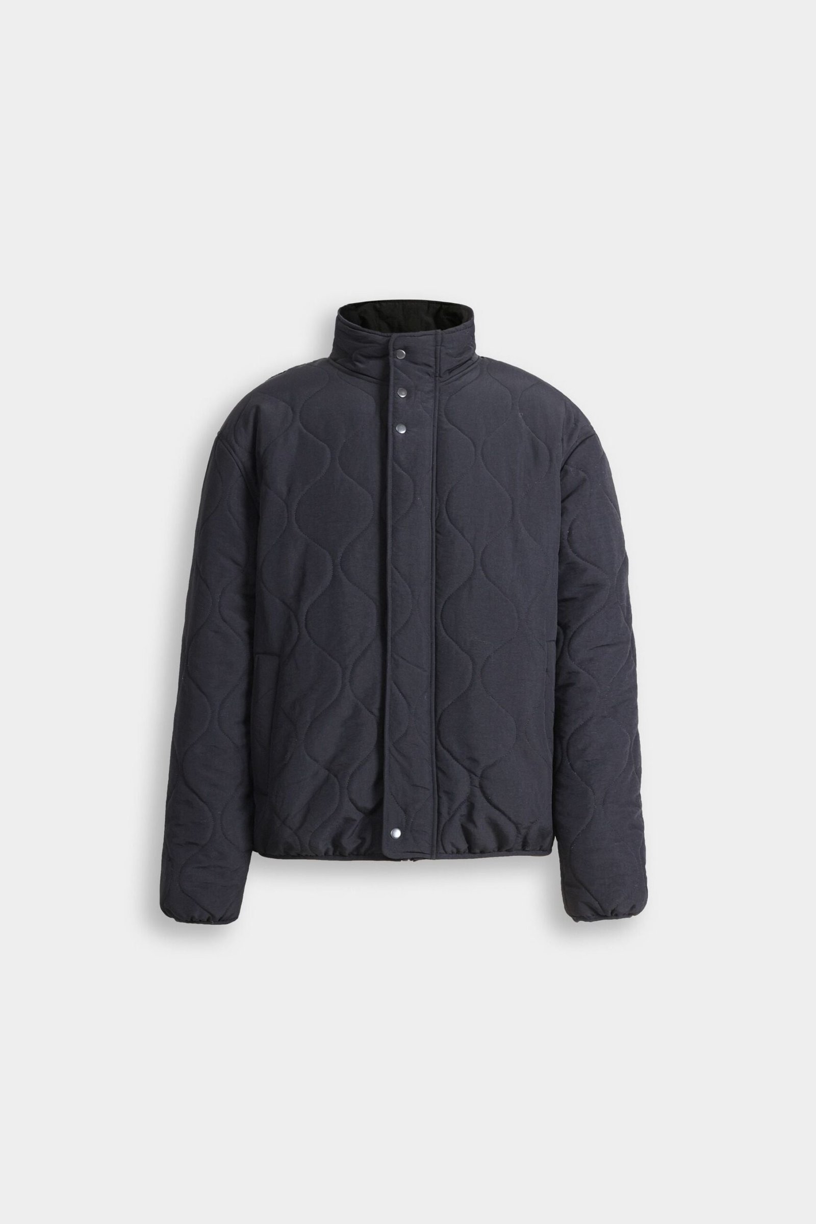 Mock-Neck Quilted Puffer Jacket - Image 12