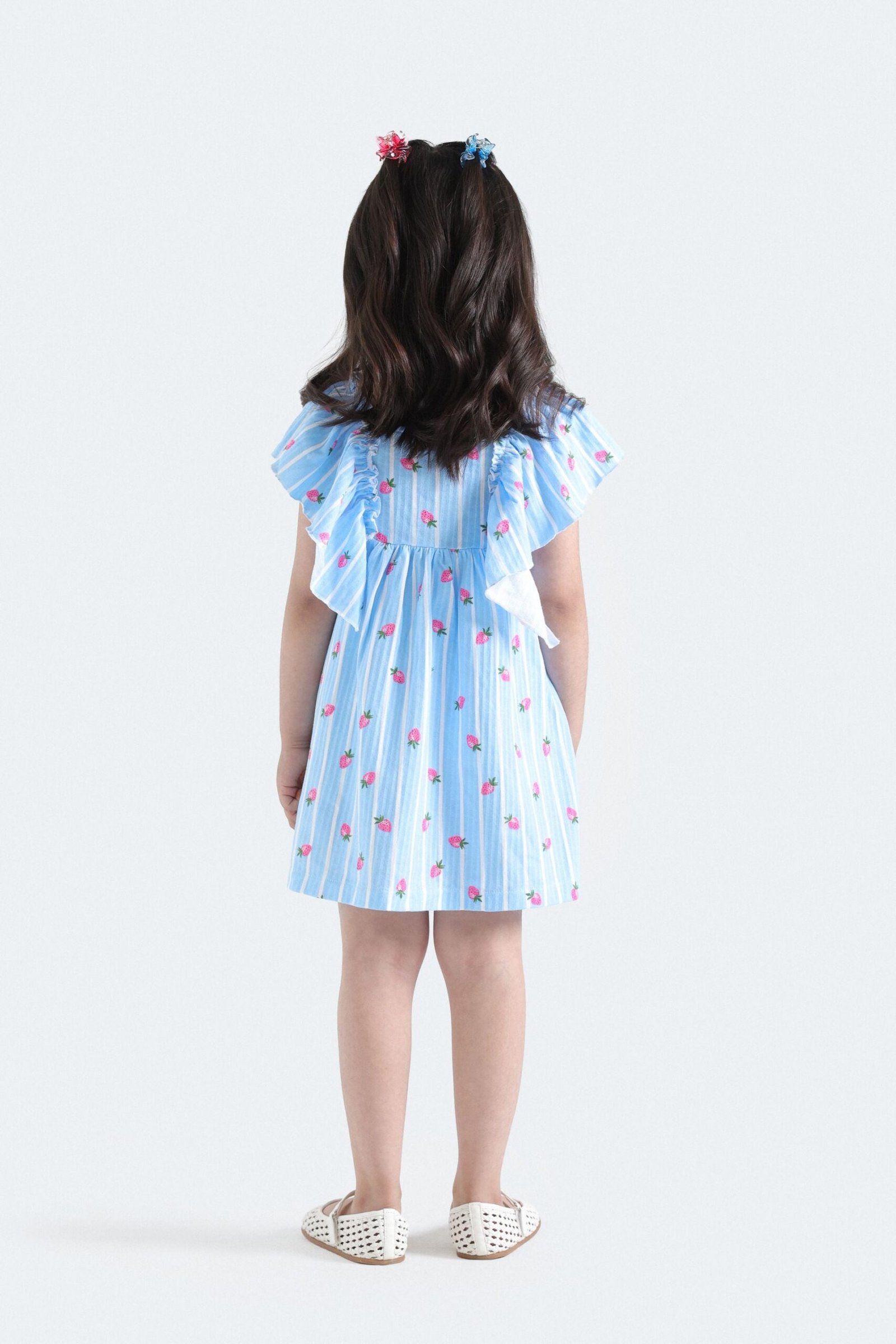 All-Over Print Stripe Dress - Image 6