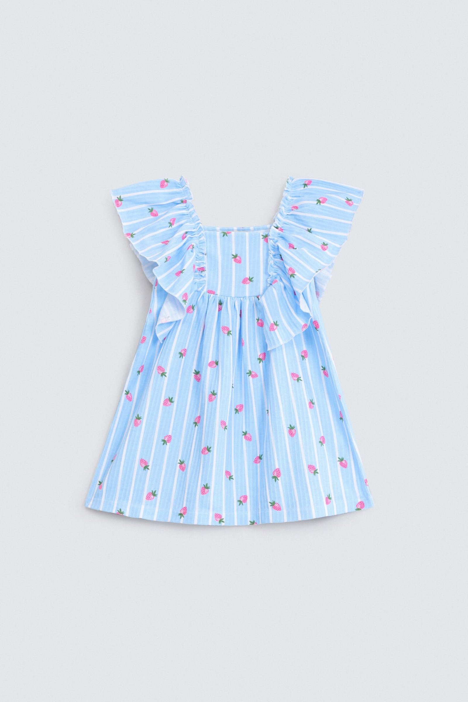 All-Over Print Stripe Dress