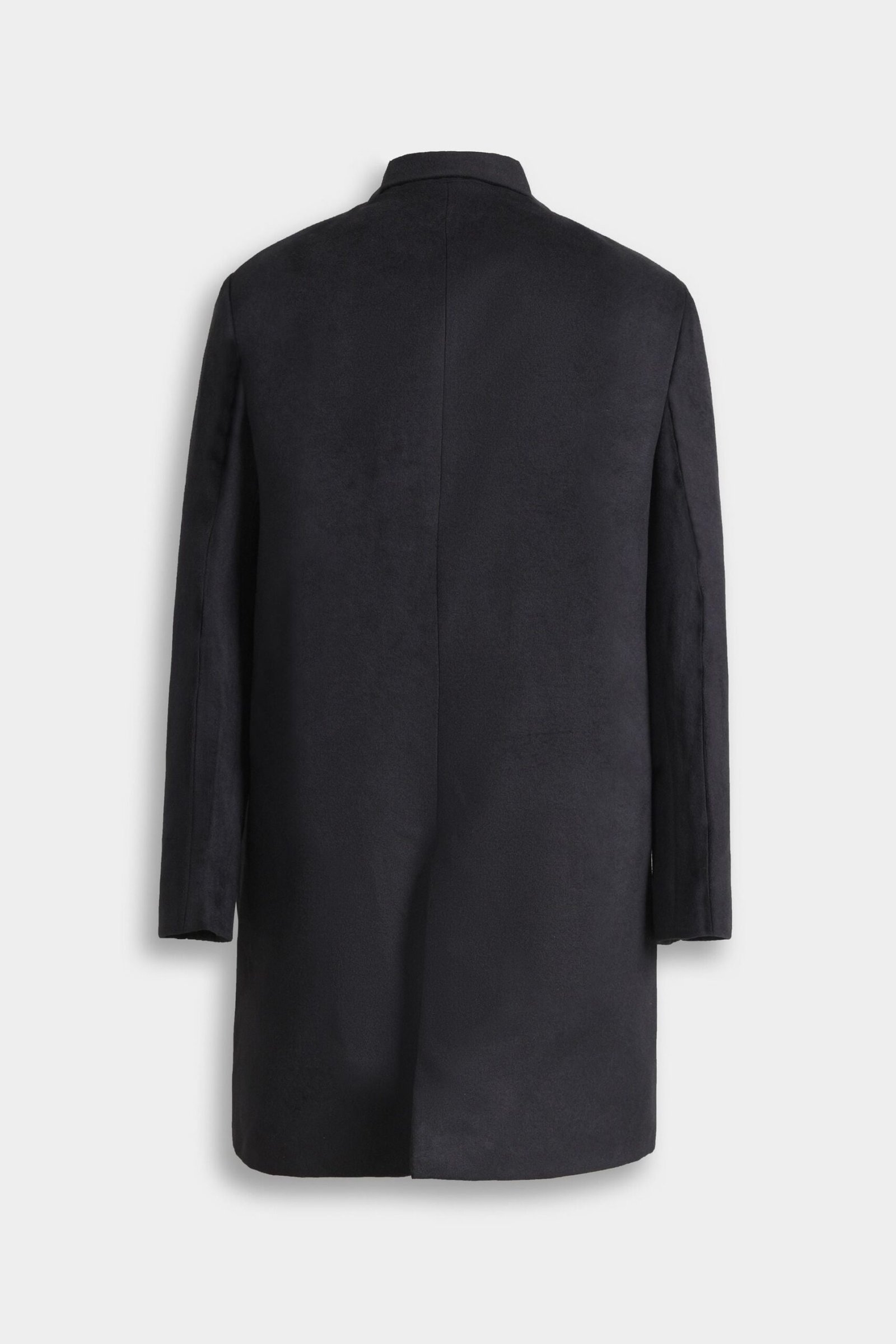 Felt Textured Long Coat - Image 7