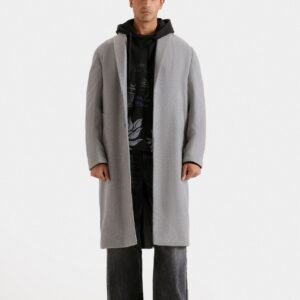 Wool Blend Long Coat