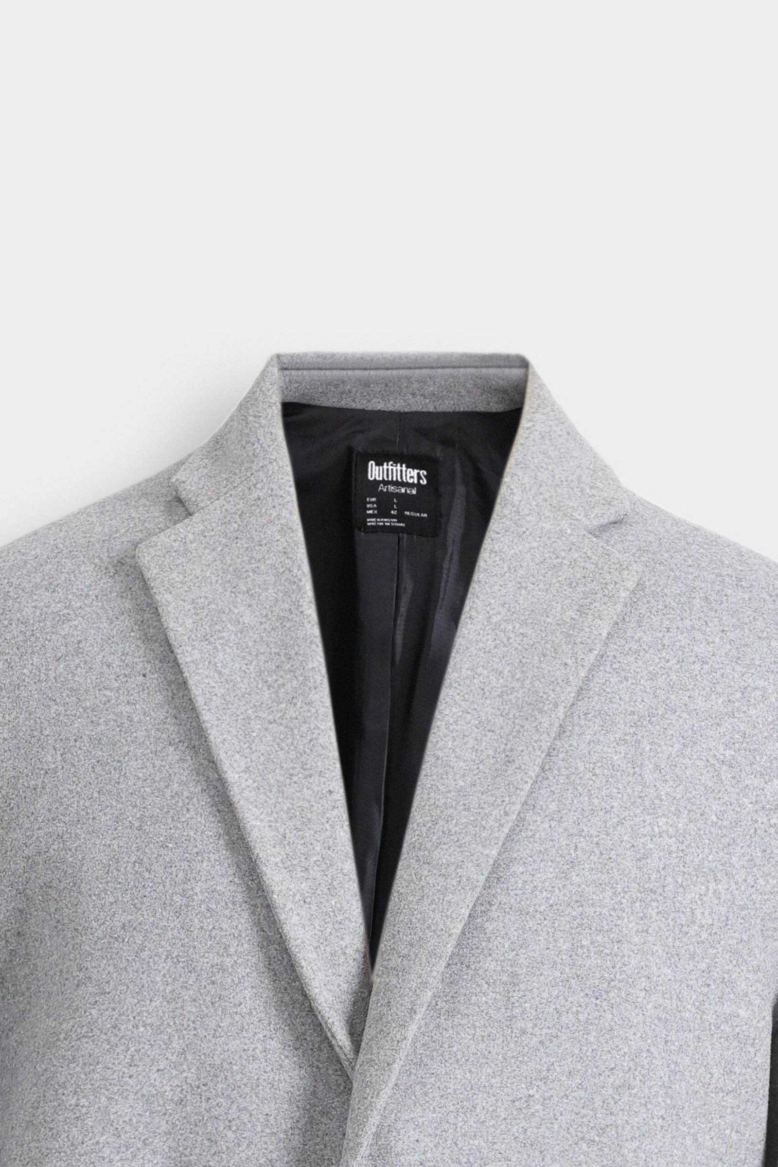 Wool Blend Long Coat - Image 6