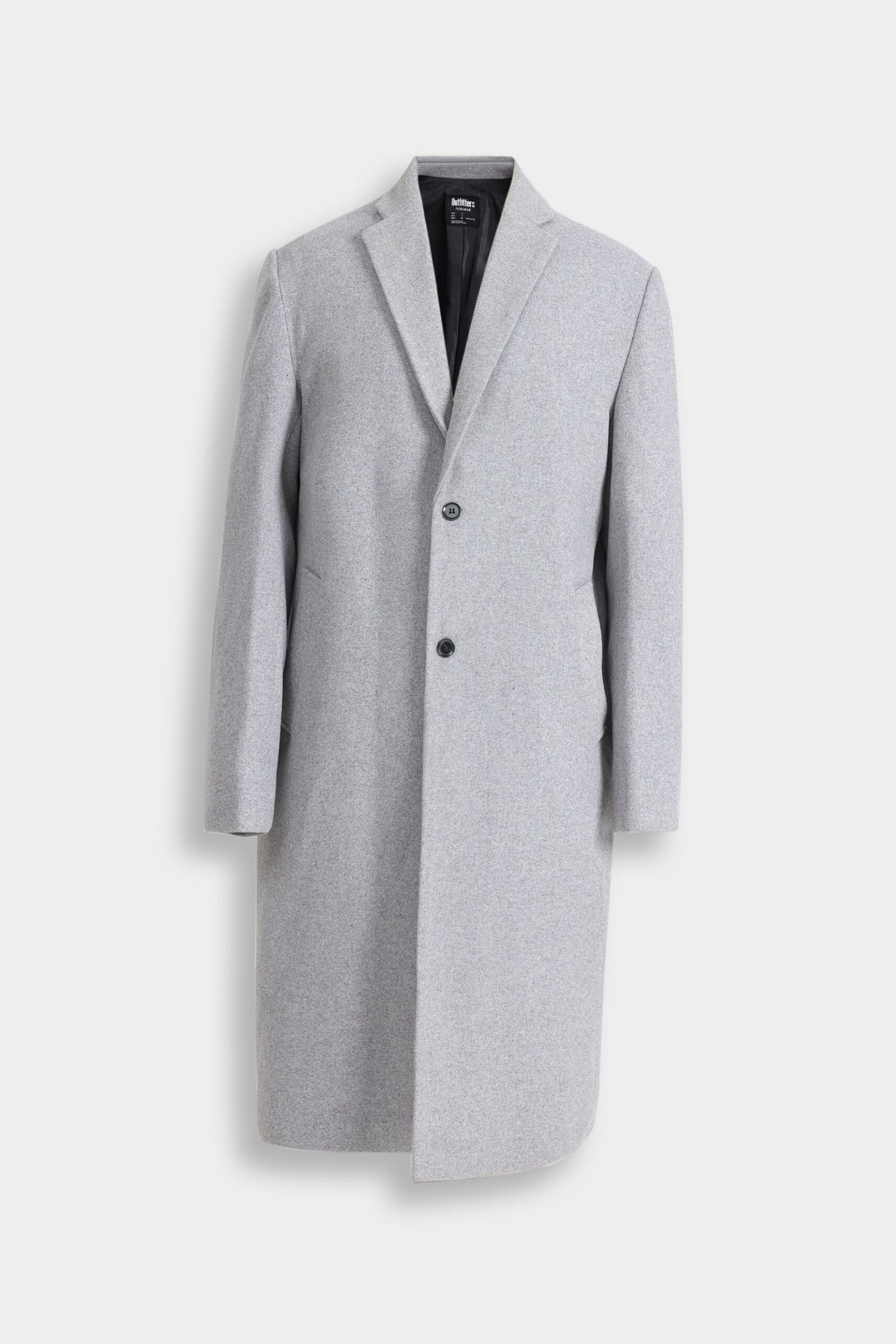 Wool Blend Long Coat - Image 5