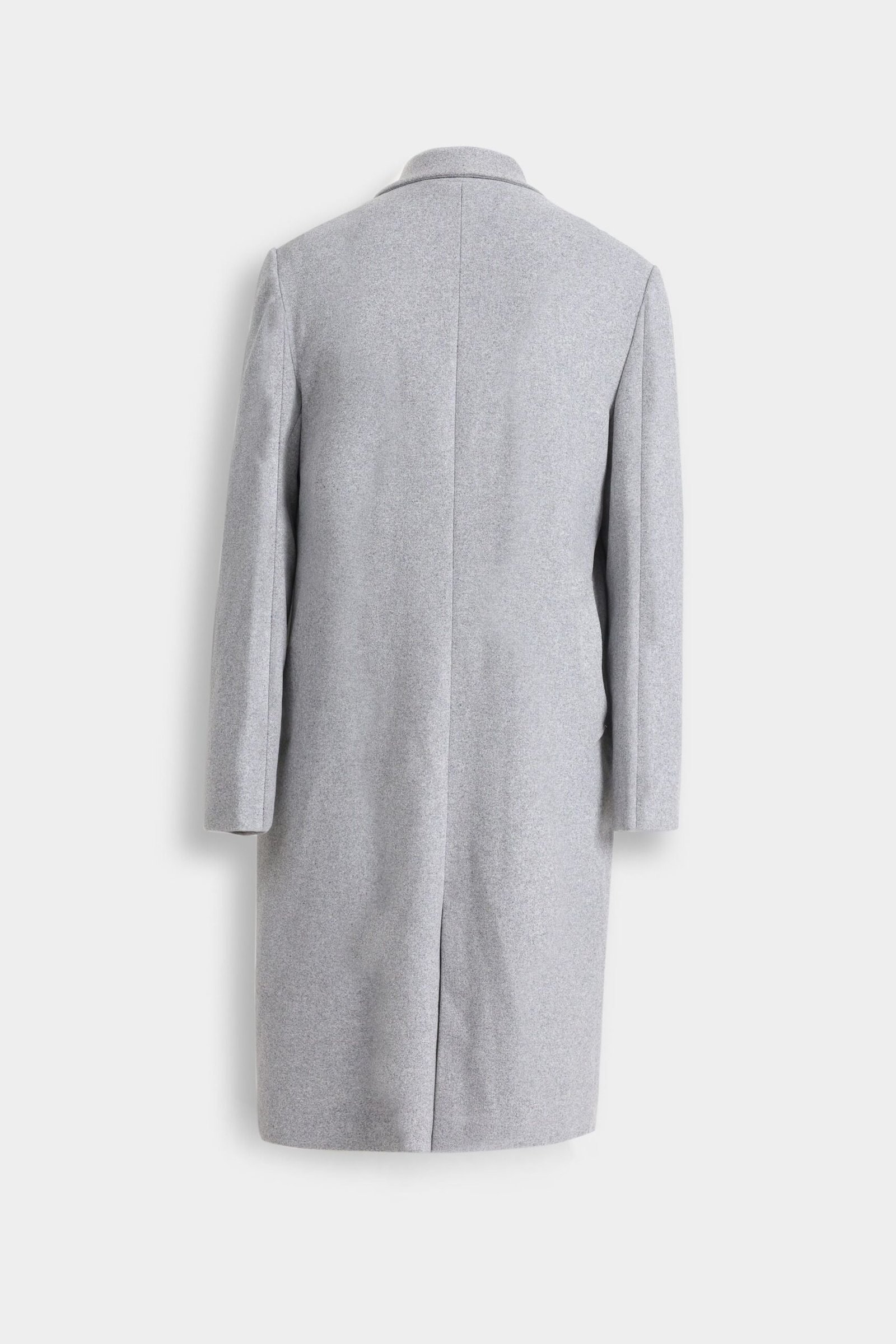 Wool Blend Long Coat - Image 7