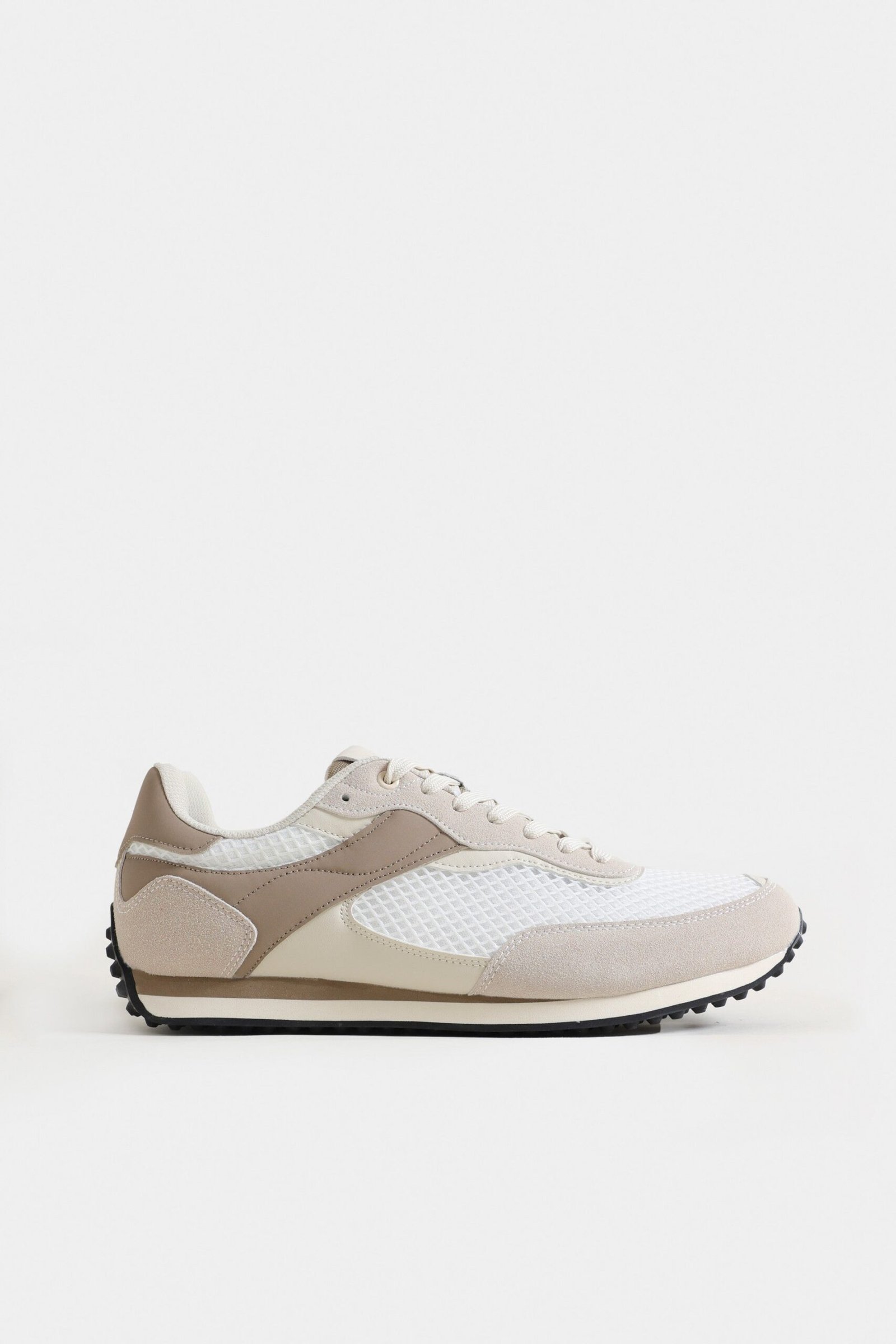 Contrast Mesh Sneakers