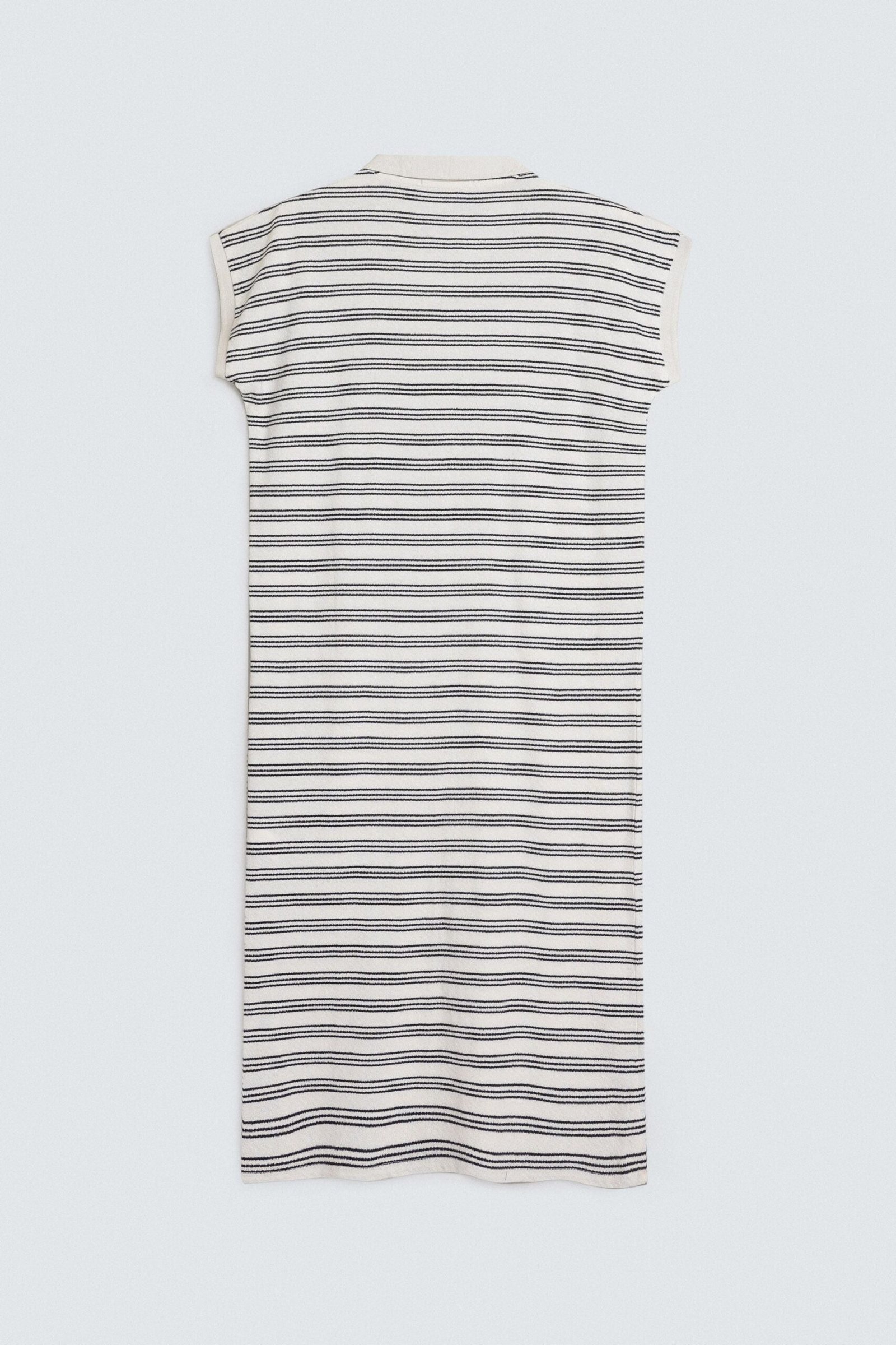 Striped Polo Dress - Image 7
