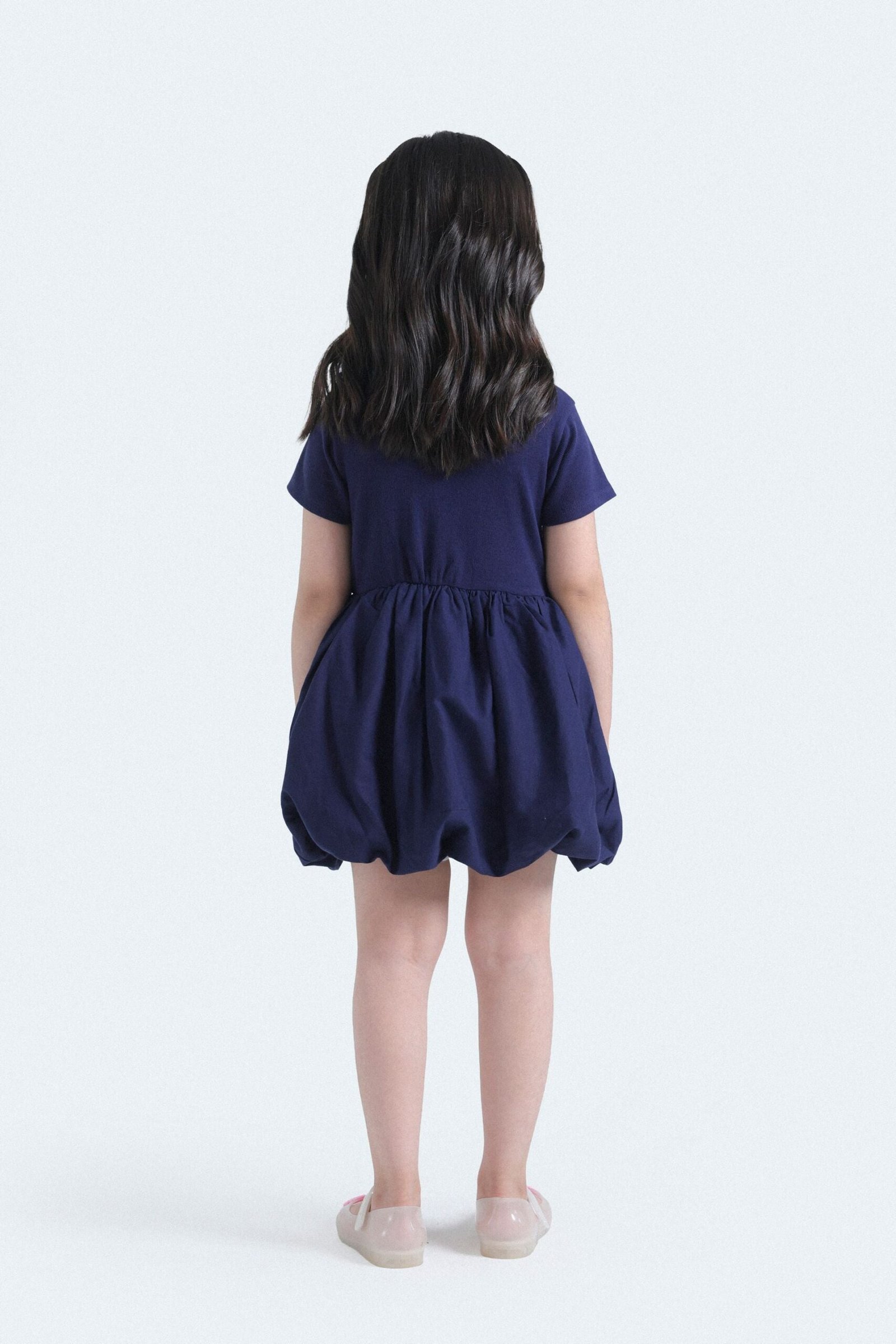 Balloon Dress With Gathered Detail - Image 6