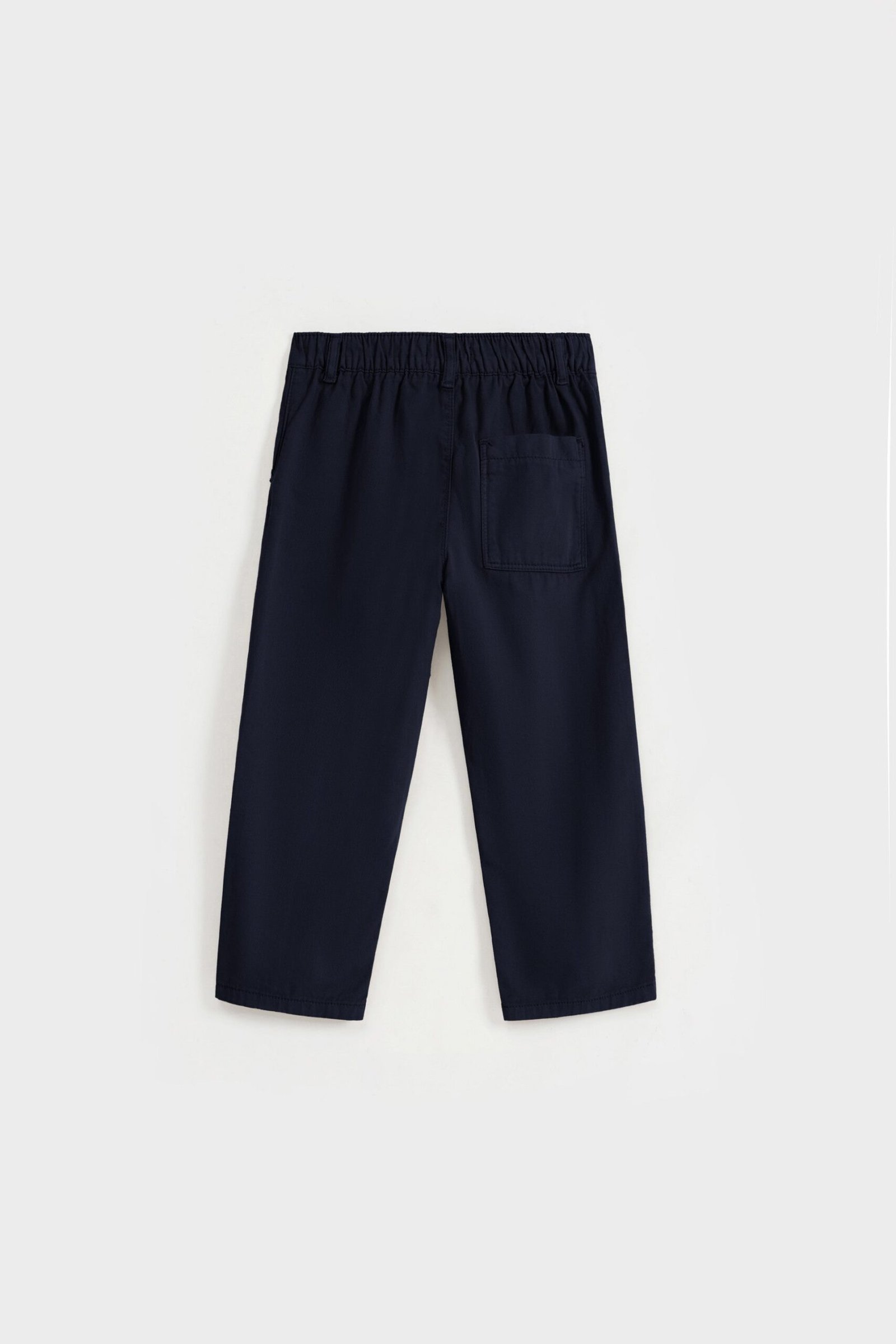 Non-Denim Straight Fit Trousers - Image 4