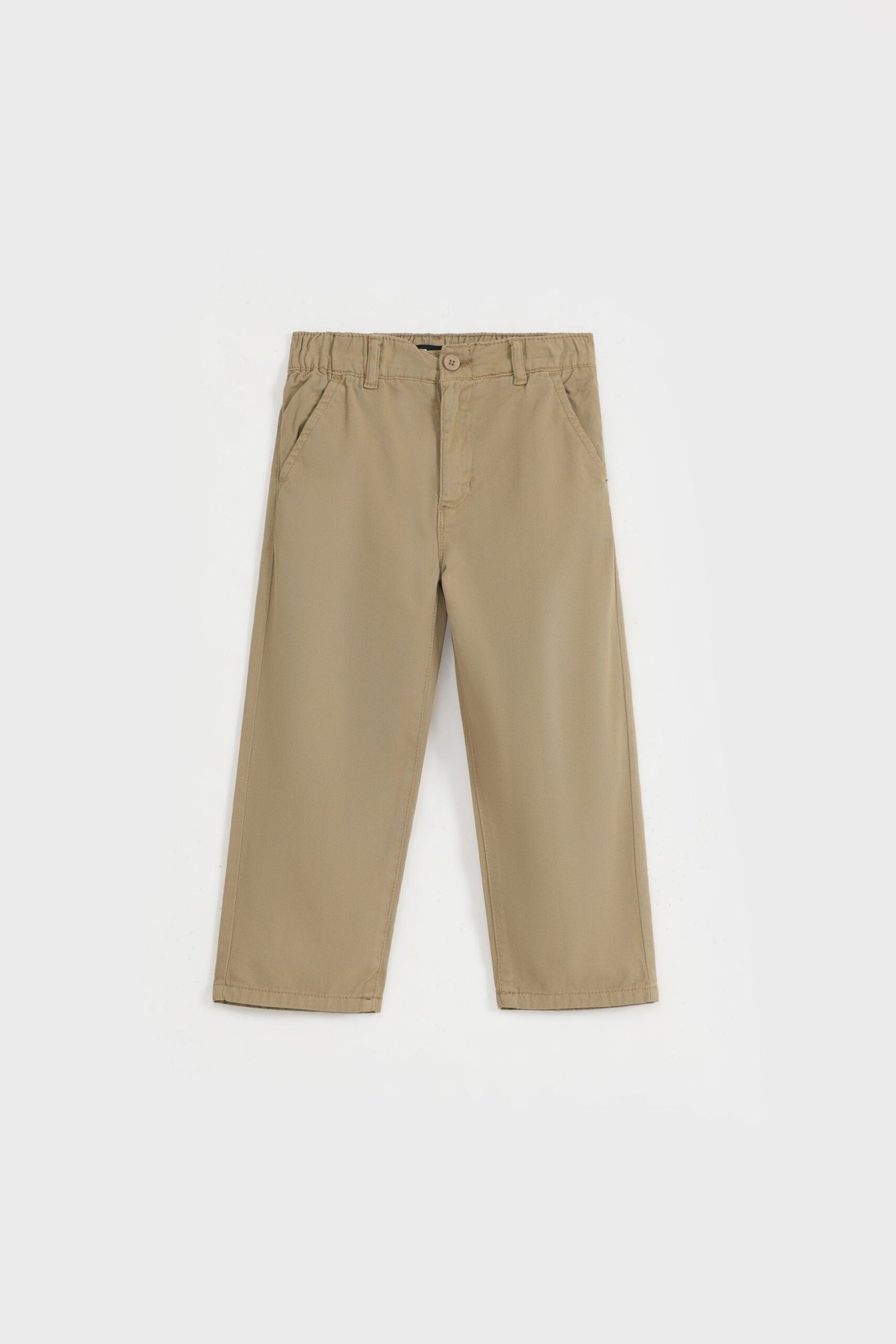 Non-Denim Straight Fit Trousers - Image 5