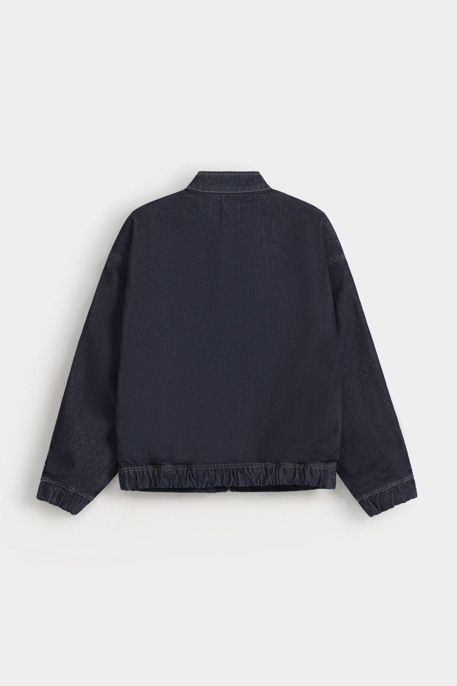 Zipper Denim Jacket - Image 7