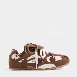 Multi-Piece Suede Sneakers