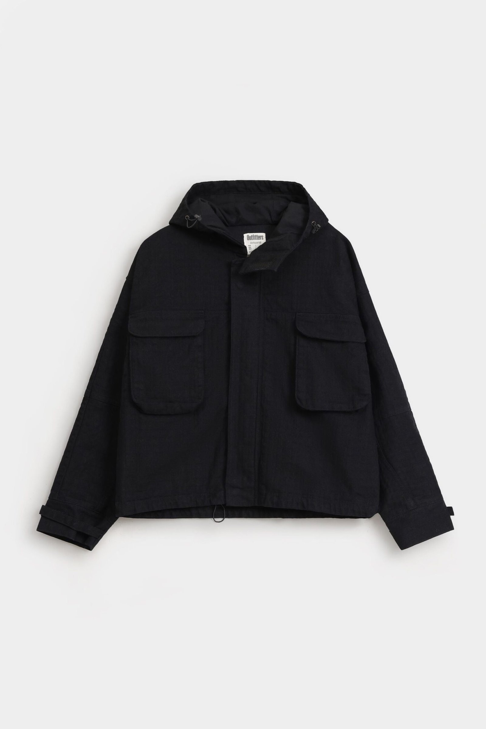 Non-Denim Jacket With Hood - Image 5