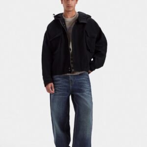 Non-Denim Jacket With Hood