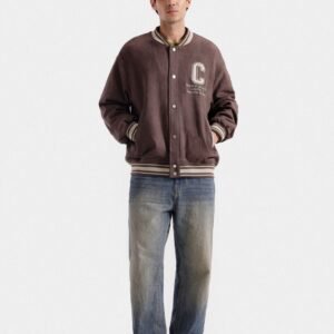 Varsity Suede Jacket